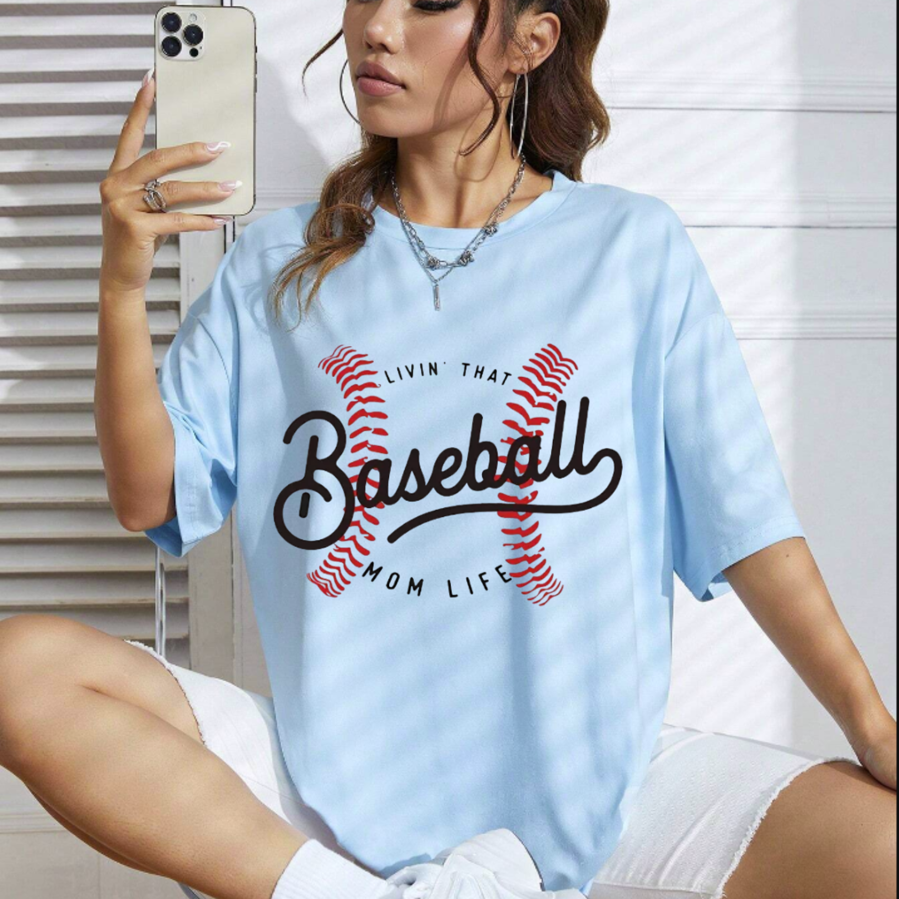 Livin' That Baseball Mom Life T-Shirt