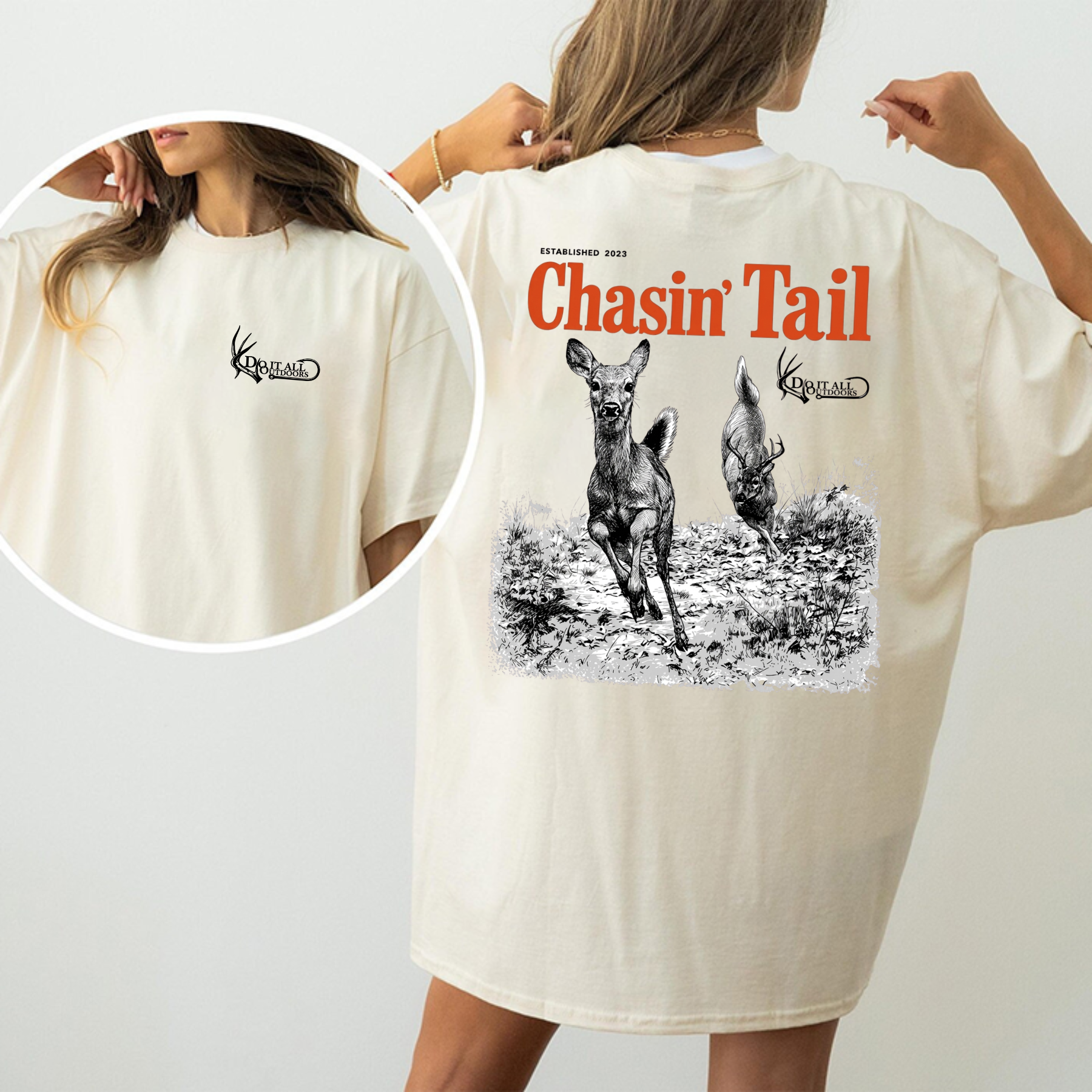 Aesthetic "Chasin' Tail" Coastal T-Shirt