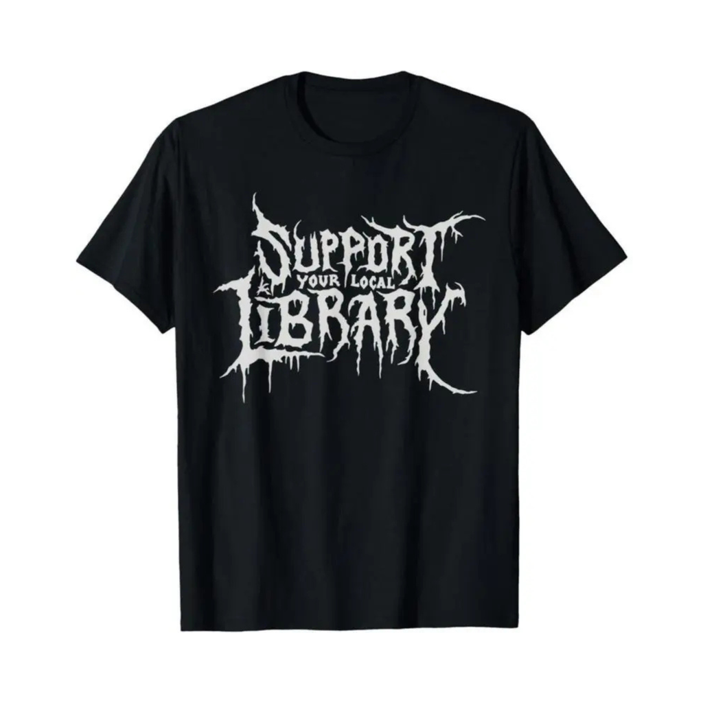 "Support Your Local Library" Aesthetic T-Shirt