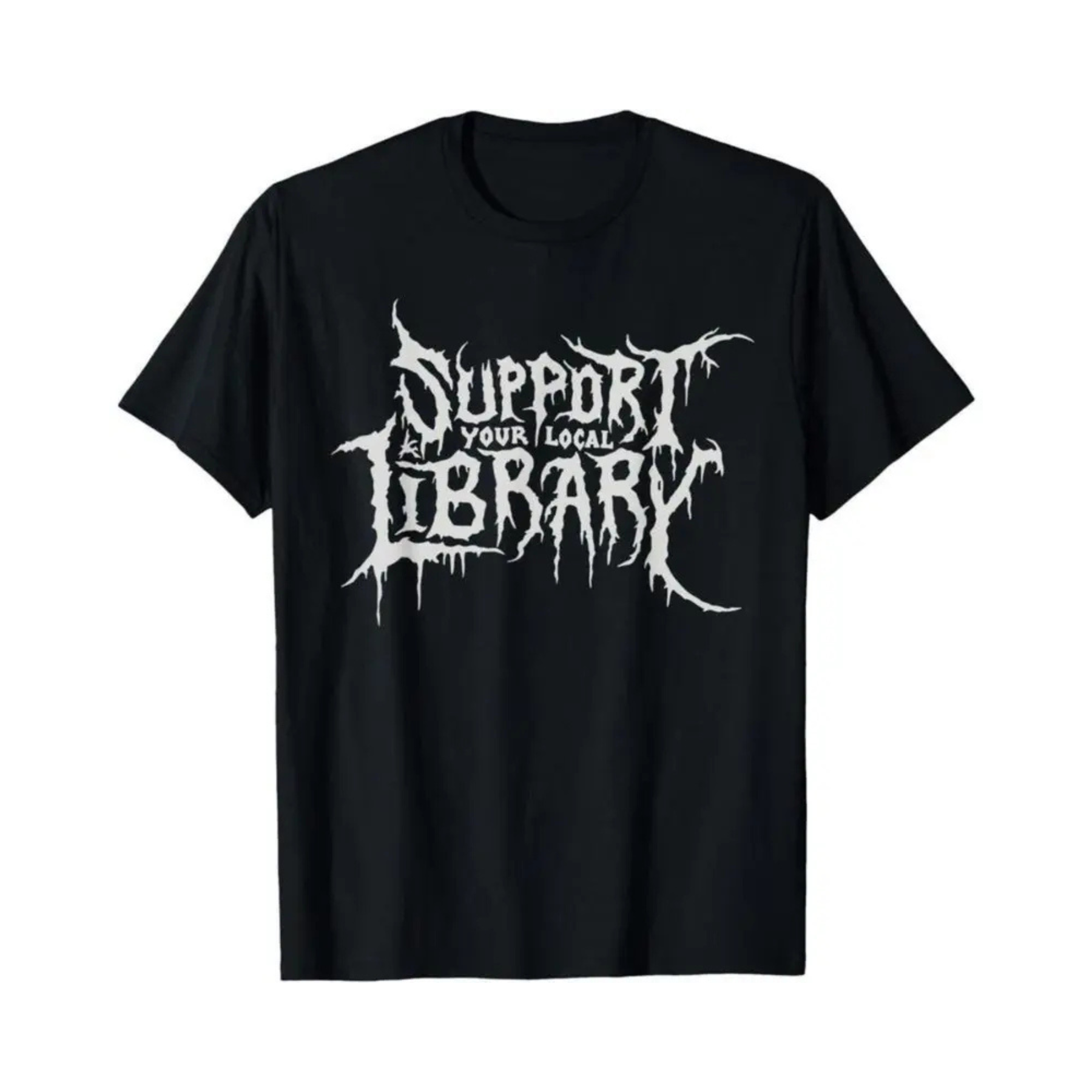 "Support Your Local Library" Aesthetic T-Shirt