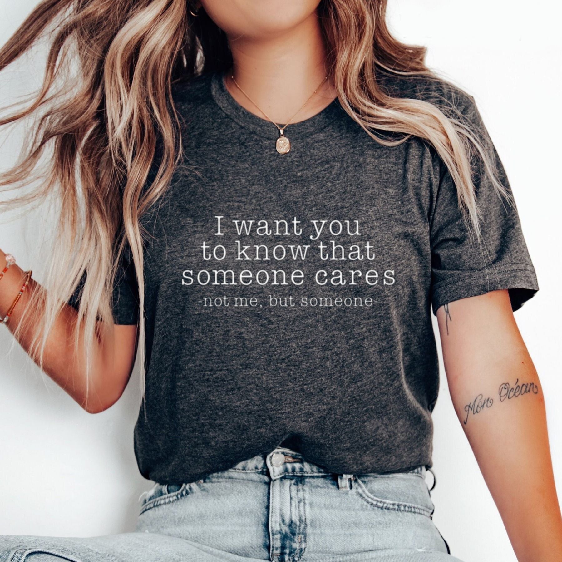 "Someone Cares Not Me" T-Shirt – Funny Sarcastic Quote Graphic Tee, Unisex Cotton Shirt