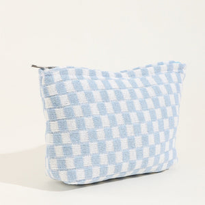 Blue And White Plaid