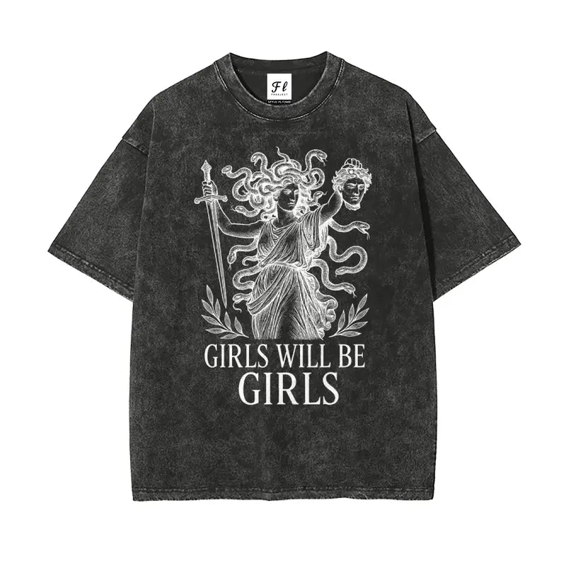 Vintage Medusa "Girls Will Be Girls" T-Shirt