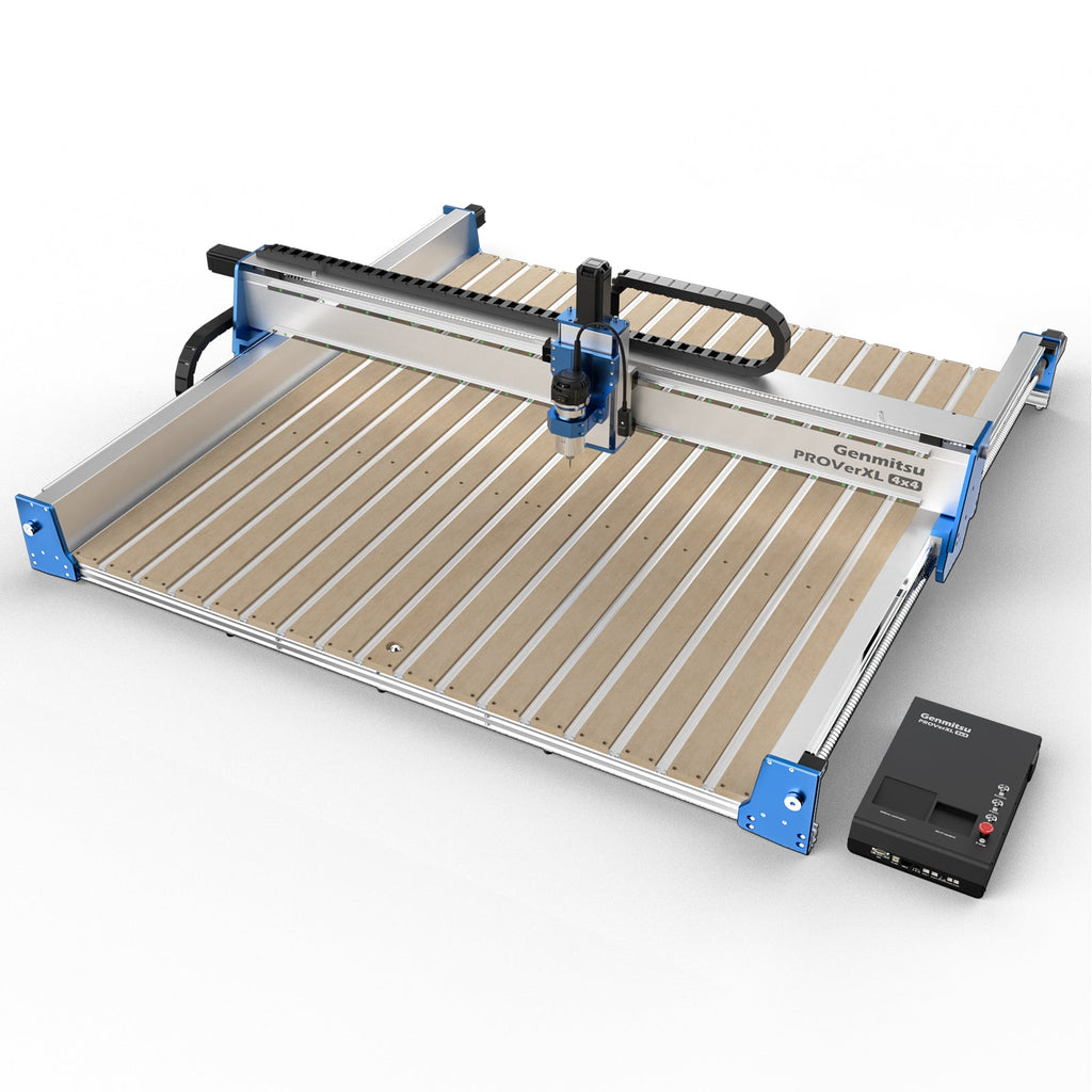 PROVerXL 4x4 CNC Router Machine, Support Dual Z-Axis, Closed-loop Stepper Motor, Ball Screw Drive System, 1300x1300 Work Area for Wood Metal Carving
