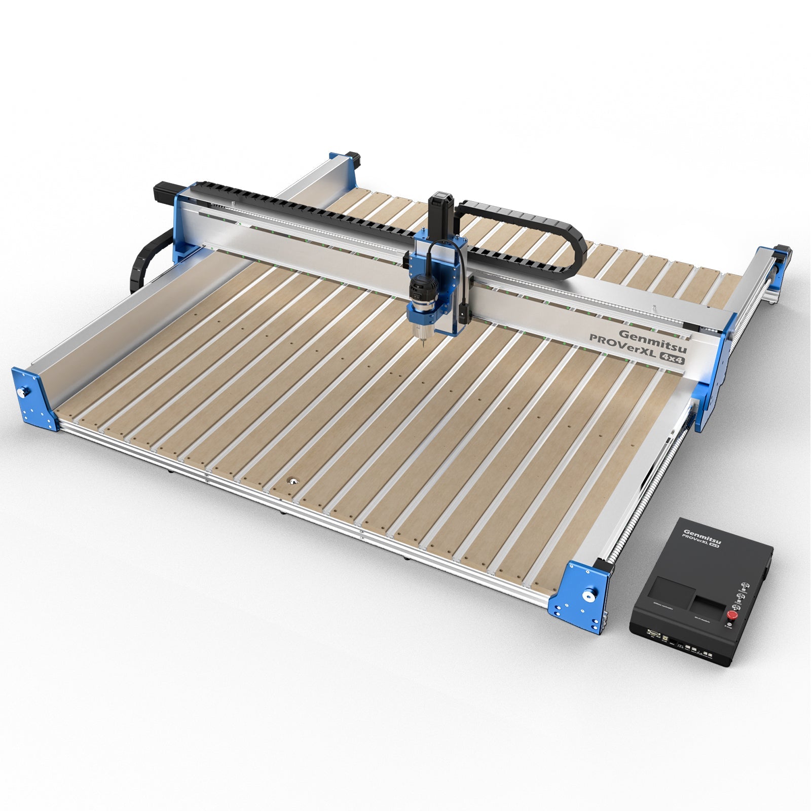 PROVerXL 4x4 CNC Router Machine, Support Dual Z-Axis, Closed-loop Stepper Motor, Ball Screw Drive System, 1300x1300 Work Area for Wood Metal Carving