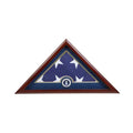 US Flag Display Case with Air Force Medallion.