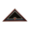 US Flag Display Case with Marine Corps Medallion