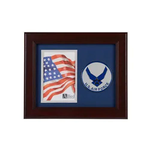 Aim High Air Force Medallion 4-Inch by 6-Inch Portrait Picture Frame