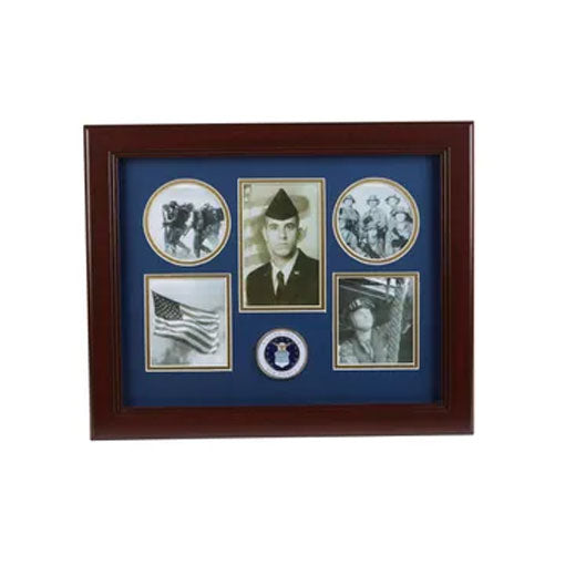 U.S. Air Force Medallion 5 Picture Collage Frame