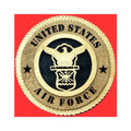 Air Force Wall Tribute Hand Made of wood 3D - 9 Inch.