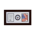 U.S. Navy Medallion 4-Inch by 6-Inch Double Picture Frame