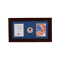 U.S. Coast Guard Medallion 4-Inch by 6-Inch Double Picture Frame