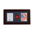 U.S. Marine Corps Medallion 4-Inch by 6-Inch Double Picture Frame