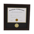 Award of Excellence 8-Inch by 10-Inch Certificate Frame - Mahogany