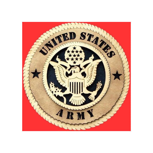 Army Wall Tribute, Army Hand Made Gift - 12".