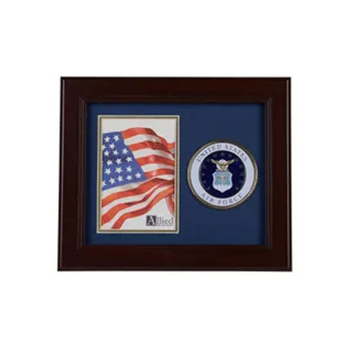 U.S. Air Force Medallion 4-Inch by 6-Inch Portrait Picture Frame