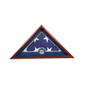US Flag Display Case with Coast Guard Medallion