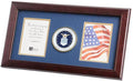 Flag Connections U.S. Air Force Medallion 4-Inch by 6-Inch Double Picture Frame