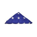 Pre Folded American Flag, American Flag Comes Folded - Fit 3'x5' American Flag. or Fit 5'x9.5' American Flag.
