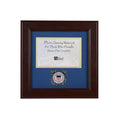 U.S. Coast Guard Medallion 4-Inch by 6-Inch Landscape Picture Frame