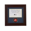 U.S. Marine Corps Medallion 4-Inch by 6-Inch Landscape Picture Frame