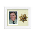 8X10 WHT VRT Sheriff Frame