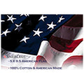 American Made Burial Flag - 5' x 9.5' flag.
