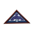 US Flag Display Case with Aim High Air Force Medallion, 5' x 9'6" US Flag