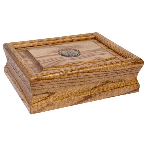 Flags Connections - Patriot Urn - Coast Guard - Oak.