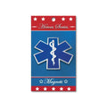 Flags Connections - Heroes Series EMS Medallion Large Magnet - 3.75 Inches.