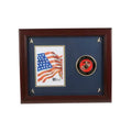 U.S. Marine Corps Medallion 5-Inch by 7-Inch Picture Frame with Stars