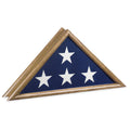 Flags Connections - Patriot Flag Case - Oak Material.