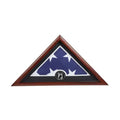 Medallion Flag Display Case, Memorial Flag Display case - POW/MIA Medallion.