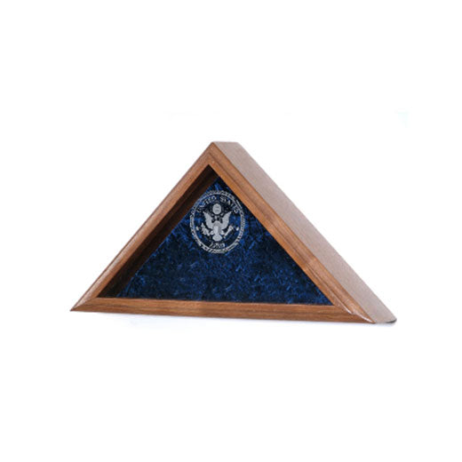 Army Flag Display Case, United States Army Flag Case - Mahogany Material.
