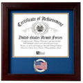Flag Connections Patriotic Certificate of Achievement Frame.