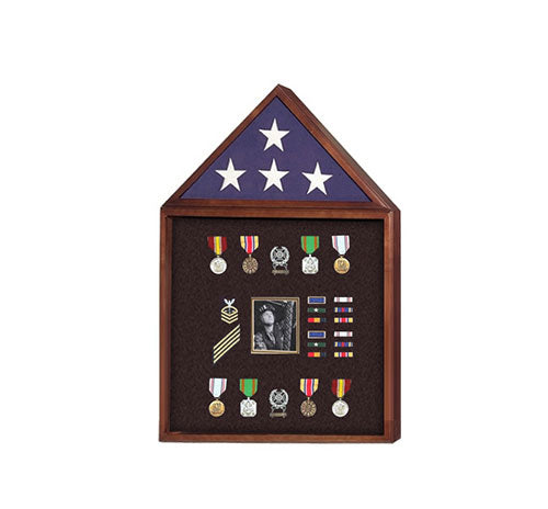 Flag and Badge display cases, Flag and Photo Frame - 5'x8' flag