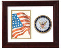 Flag Connections United States Navy Vertical Picture Frame