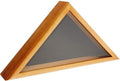 Flag Connections Cadet III Flag Display Case for 5ft x 9.5ft Flag - Oak Case