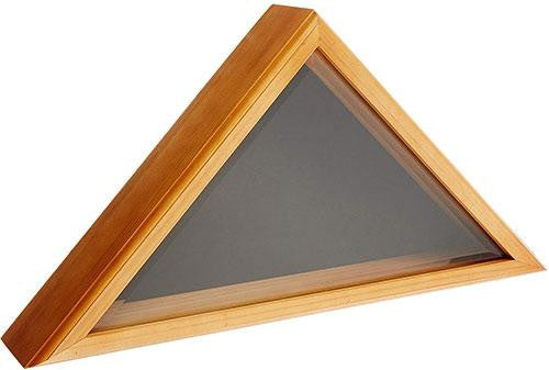 Flag Connections Cadet III Flag Display Case for 5ft x 9.5ft Flag - Oak Case