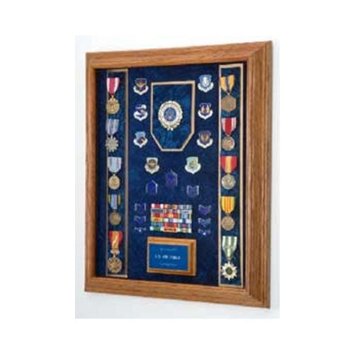 Military shadow box, American made military shadow boxes - Walnut.