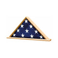 Memorial Flag Display Shadow Box - Oak or Walnut Material.