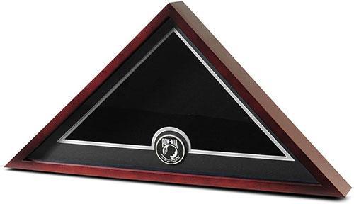 Flag Connections US Flag Display Case with POW/MIA Medallion - No Flag