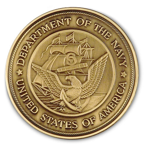 Service Medallion - Navy