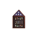 Flag and Badge display cases, Flag and Photo Frame - Oak.