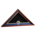 Air Force Medallion Flag Display case fit 5' x 9.5' Casket Flag.