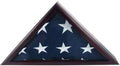 Flag Connections Officers Flag and Display Case, 5 by 9.5-Feet, Black