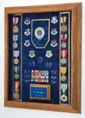 Military shadow box, American made military shadow boxes - Oak.