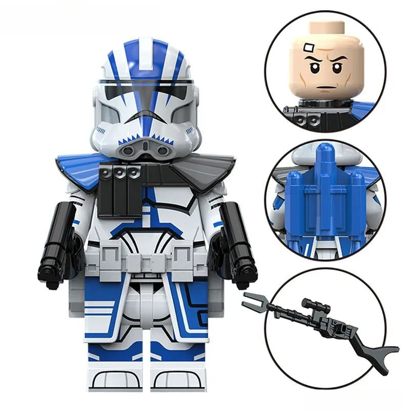 501st Clone trooper Sgt. Star Wars Minifigure Toy S3