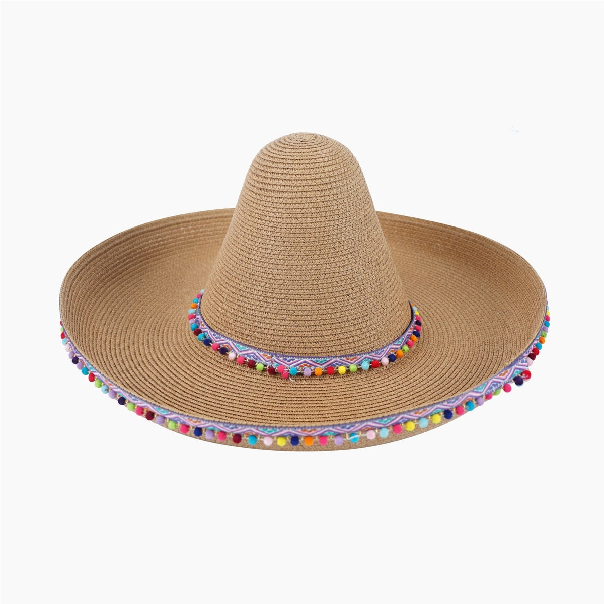 Panama Cowboy Hat, Rider Hat, Beach Brazilian Sun Hat, Men's Straw Hat, Wide Brim UV Protection Hat For Cross-border Amazon Sales