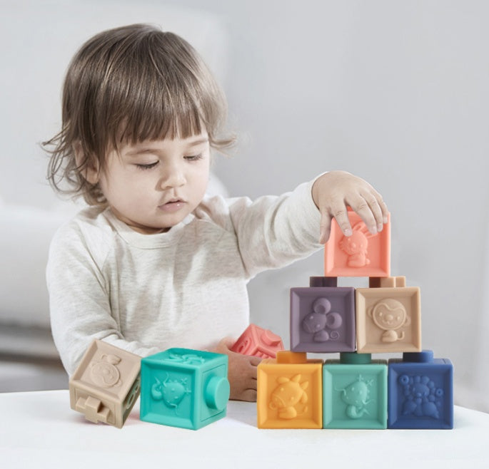 Animal Textured Soft Blocks